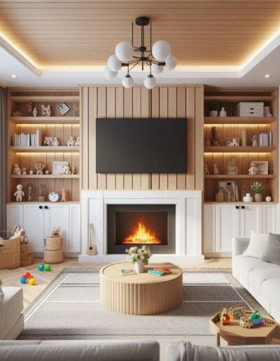 basement kids playroom